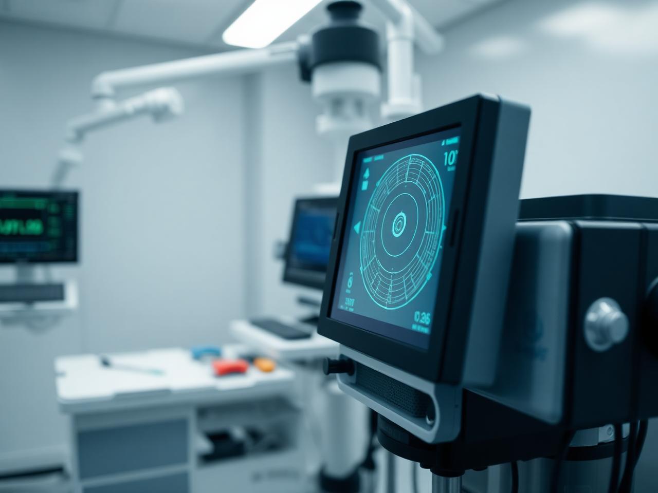 Sterile cleanroom with calibrated medical device under software validation